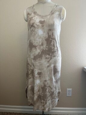 NWT- Alfani Intimates Smoky Tan Knit  Dress/Sleep/Lounge-- Small